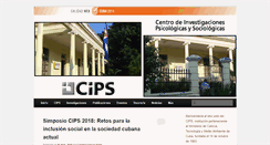 Desktop Screenshot of cips.cu