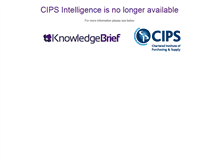 Tablet Screenshot of cipsintelligence.cips.org